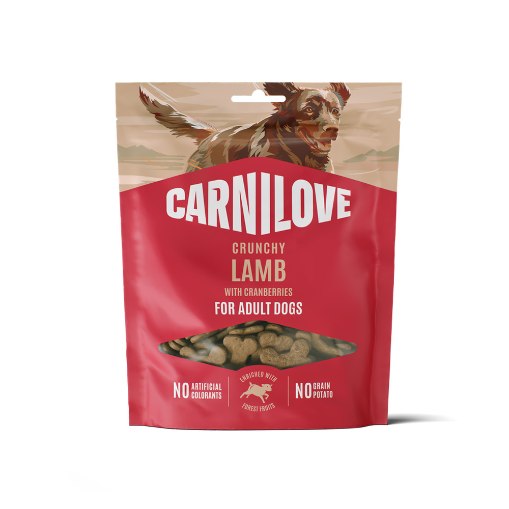CARNILOVE SNACK DOG CRUNCHY chrupiące przysmaki dla psa zestaw 5x200g